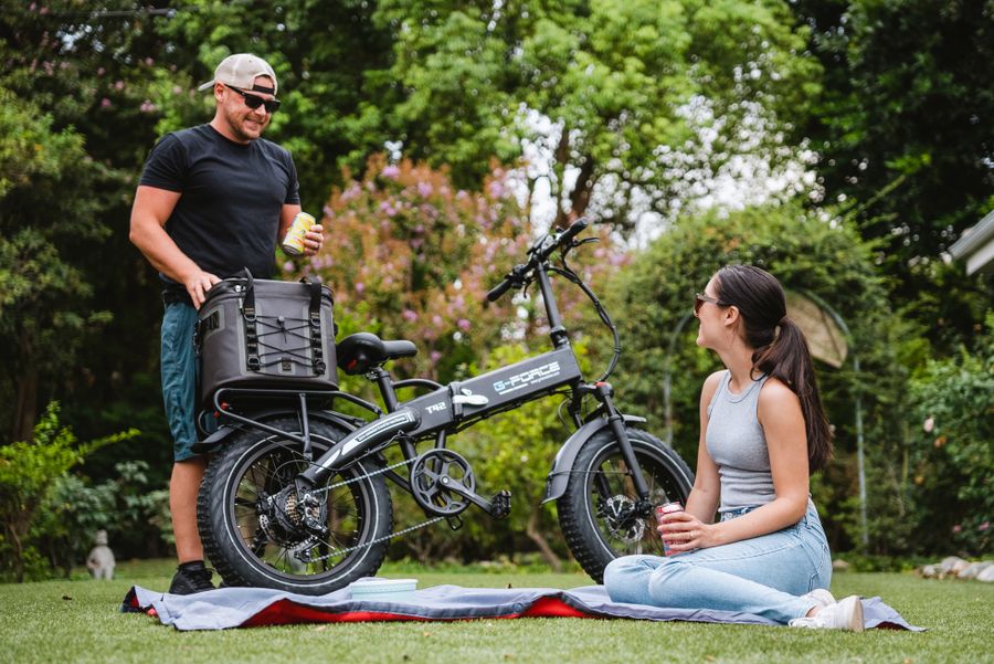 bicicleta electrica picnic familiar 2 Bicicleta eléctrica para picnic familiar