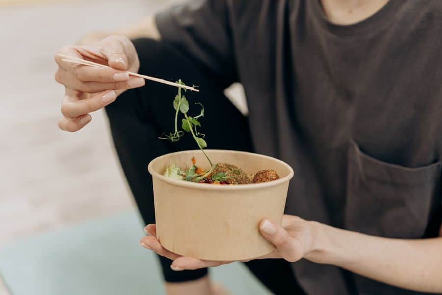 Comida vegetariana saludable y calidad nutricional
